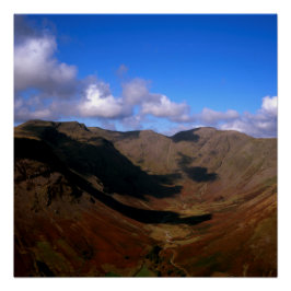 Póster Distrito de Pillar y Kirk Fell Wasdale Lake