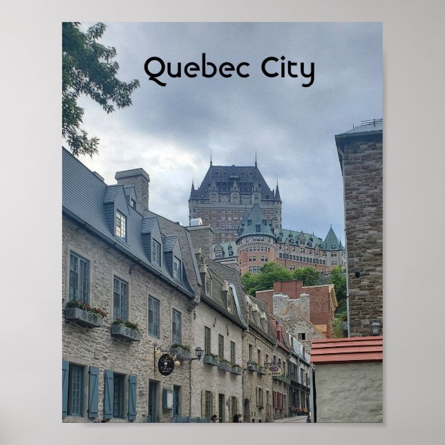 Póster Distrito histórico de Quebec (Frente)