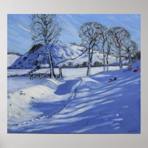 Póster Distrito máximo 2012 de Sledging Derbyshire