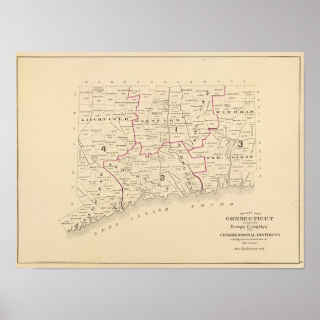 Póster Distritos congresistas (Frente)