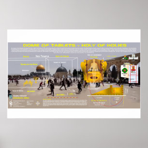 Póster Disturbios por el Monte del Templo - Tercer Templo