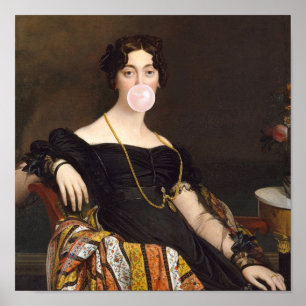 Póster Diva del chicle Madame Ponselle