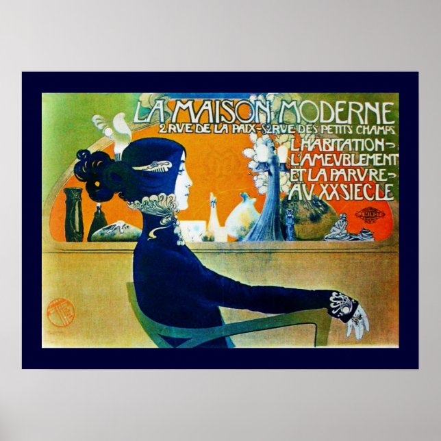 PÓSTER DIVA EN AZUL (Frente)