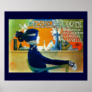 PÓSTER DIVA EN AZUL