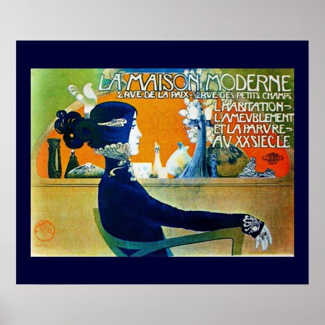 PÓSTER DIVA EN AZUL (Frente)