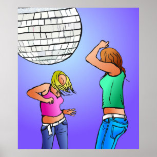 Póster Divas del disco