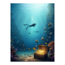 Diver encuentra un tesoro