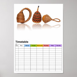 Póster Diversas sondas / Horario