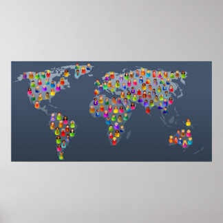 Póster Diverse World