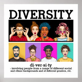 Póster DIVERSIDAD 3 - Poster vocabulario