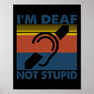 Póster Diversión auditiva alteración del lenguaje de Rótu