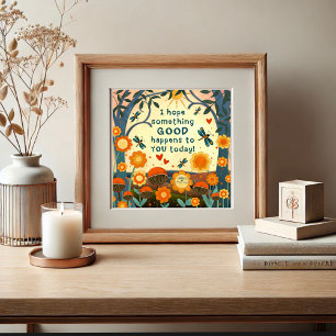 Póster Diversión Bonito Algo Buena Inespiritualidad De Ci