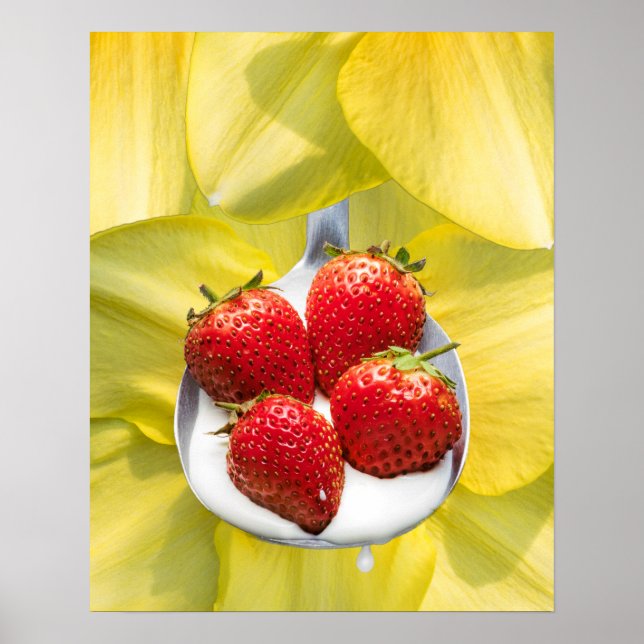 Póster Diversión con amarillo (Frente)