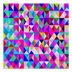 Póster Diversión con Geometría......