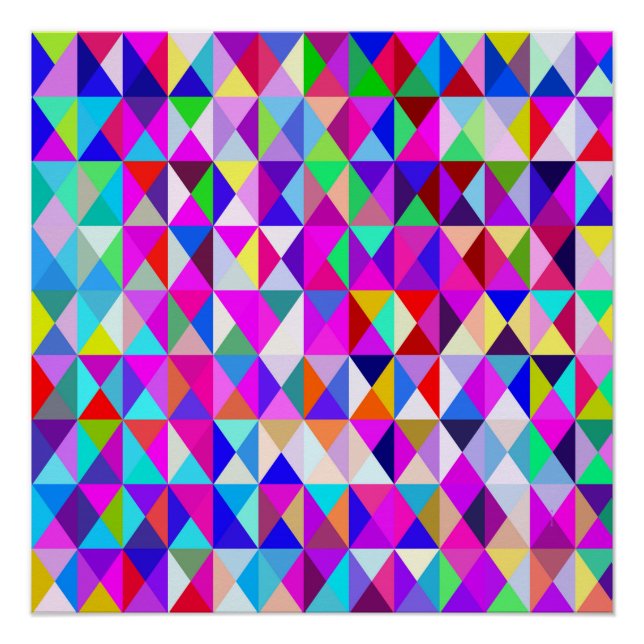 Póster Diversión con Geometría...... (Anverso)