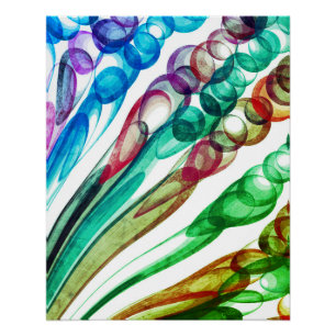 Póster Diversión de burbuja de la burbuja / Greenleaf /