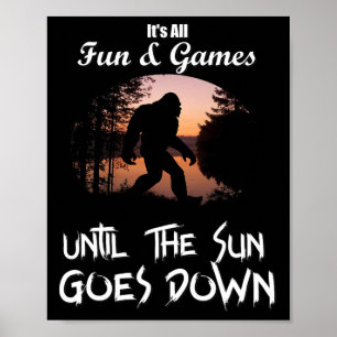 Póster Diversión De Camisas De Camisas Y Juegos Hasta Que