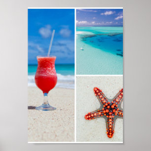 Póster Diversión de la playa