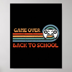 Póster Diversión de Regreso a Clases Juego Sobre Profesor