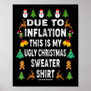 Póster Diversión debido a la inflación este es mi feo par