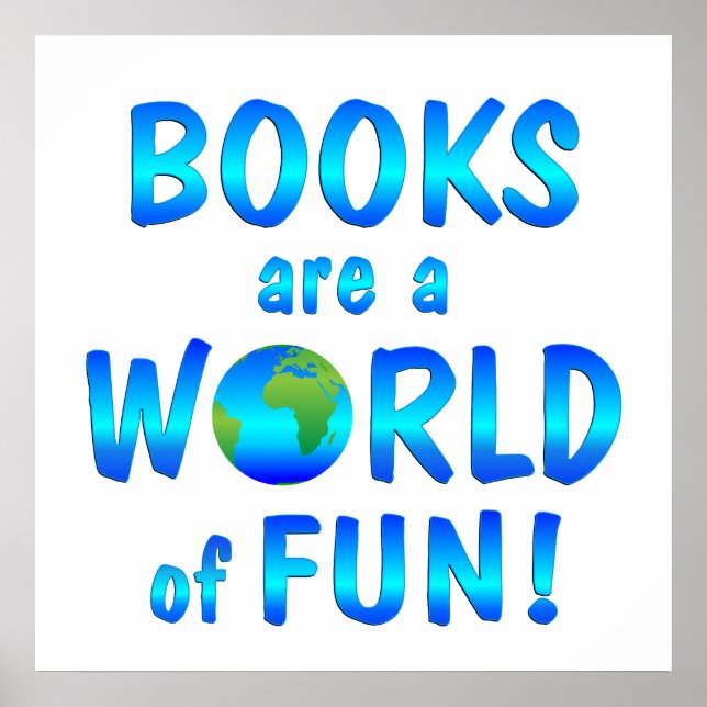 Póster Diversión del libro (Frente)