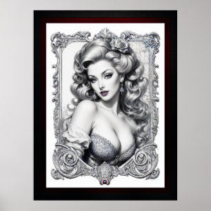 Póster Diversión es mi nombre medio, AI Concept Art de Xz