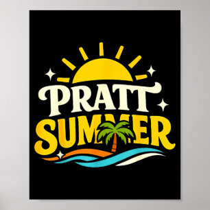 Póster Diversión retro pratt verano california política