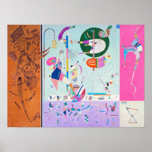 Póster Diverso poster de las piezas de Kandinsky