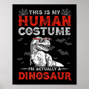 Póster DIVERSOS Regalos De Halloween Dinosaurios Cuidados