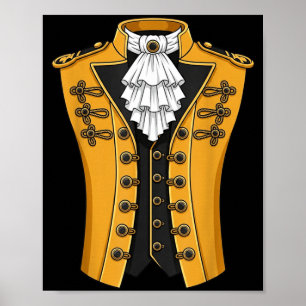 Póster Divertida América Colonial Histórica del siglo XVI