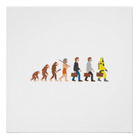 Divertida evolución humana