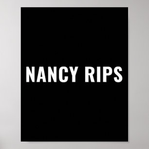Póster Divertida Nancy Pelosi Desgarra Discurso de Direcc