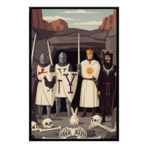 Divertida parodia de Sir Lancelot y Tim el Hechice