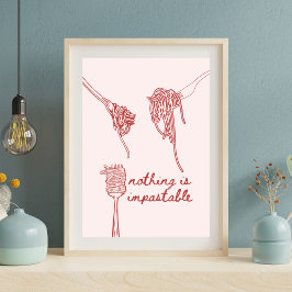 Póster Divertida pasta