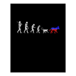 Póster Divertida revolución antirepublicana a favor de lo