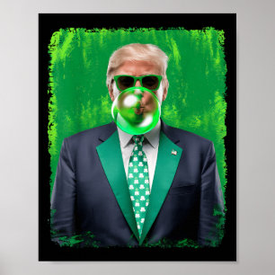 Póster Divertido 47 Presidente St Patricks Día irlandés T