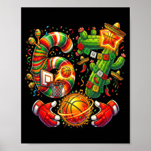 Póster Divertido 67 Meme Cinco De Mayo Baloncesto 6 7 Fie
