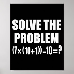 Póster Divertido 67 Meme Pemdas Maestro de Matemáticas El