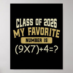 Póster Divertido 67 Meme Pemdas Matemáticas Seis Siete Cl