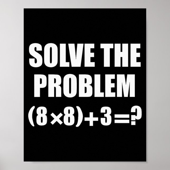 Póster Divertido 67 Meme Pemdas Profesor de Matemáticas E (Frente)