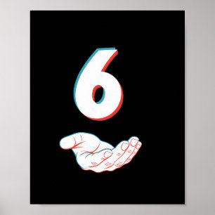 Póster Divertido 67 Seis Siete Meme Pareja Coincidente Ha