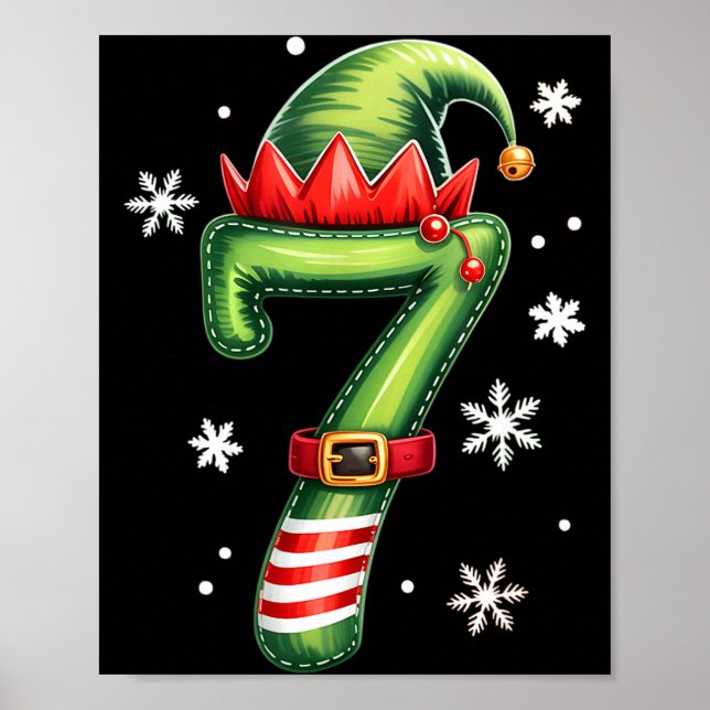 Póster Divertido 67 Seis Siete Meme Pareja Navidad Combin (Frente)