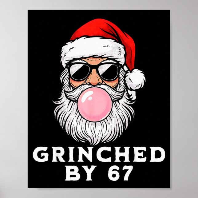 Póster Divertido 67 Seis Siete Xmas Meme Brainrot 67 Edic (Frente)