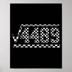 Póster Divertido 6 7 Raíz Cuadrada De 4489 Argot Profesor