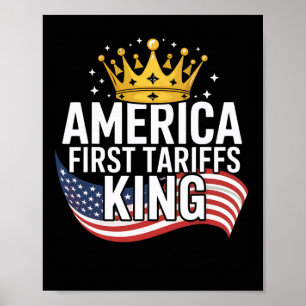 Póster Divertido arancel Trump, trabajo de bolsa de valor
