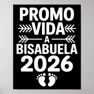 Póster Divertido ascendido a bisabuela 2026 diciendo Dive