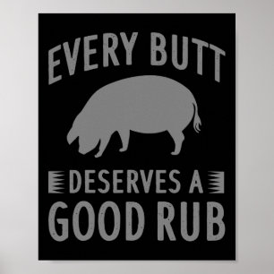 Póster Divertido Cada Butt Merece Una Buena Mamá De Regal