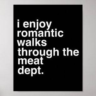 Póster Divertido Carne Bacon Beef Grilling Bbq Lover Gi