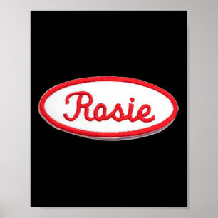 Póster Divertido cute Rosie, la vestimenta feminista del