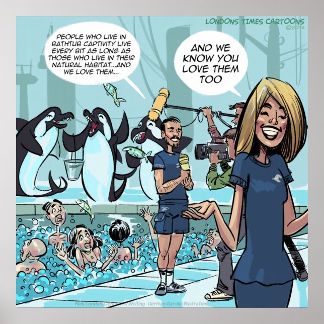 Póster divertido de la venganza de la orca de Rick (Frente)